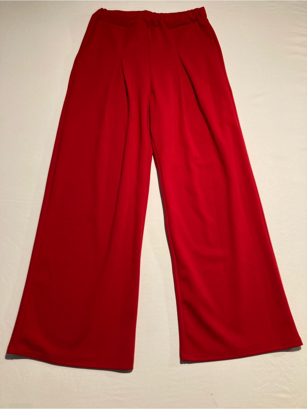 Red Wide Leg Pants Size Small